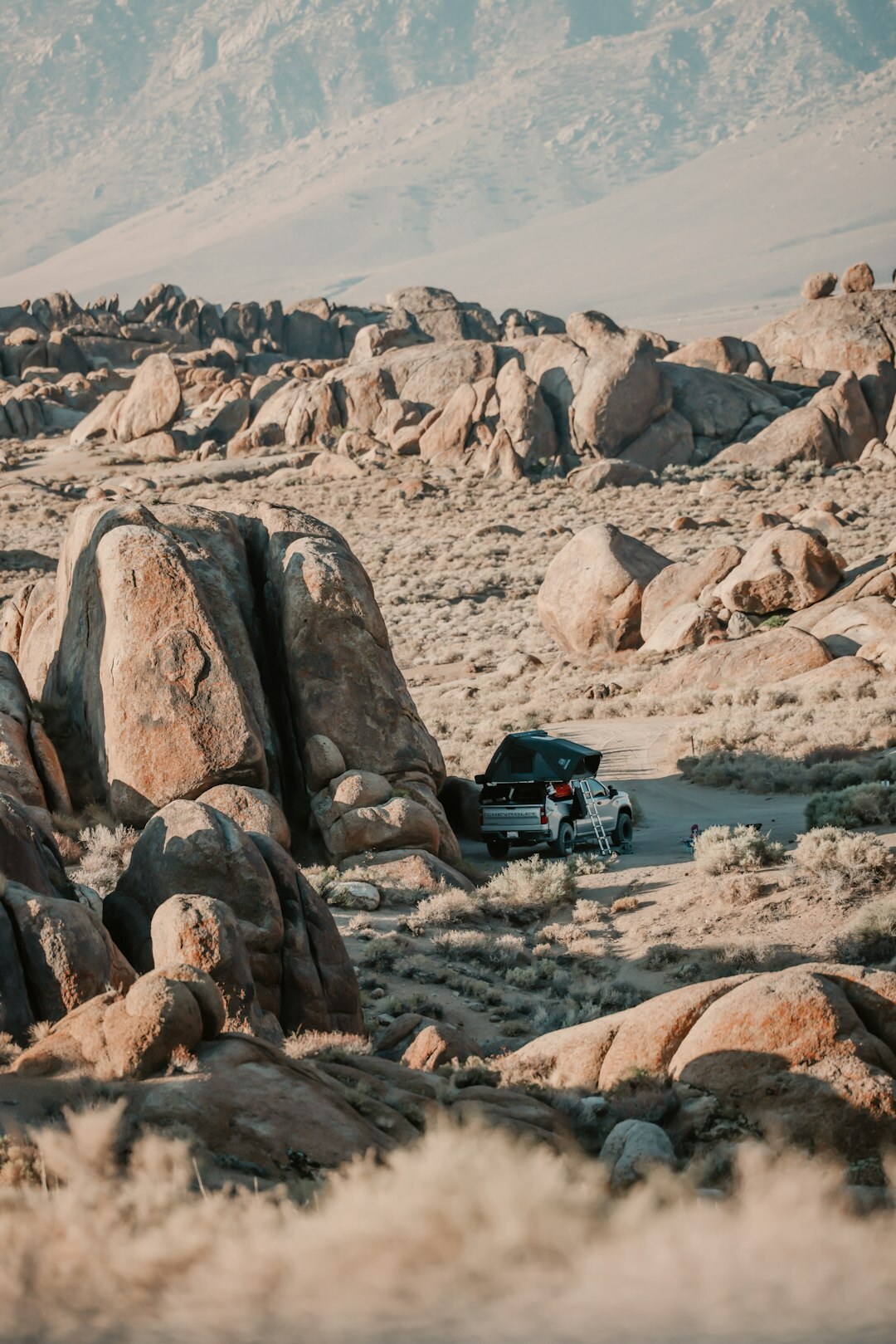 offroad SUV on mountain trail