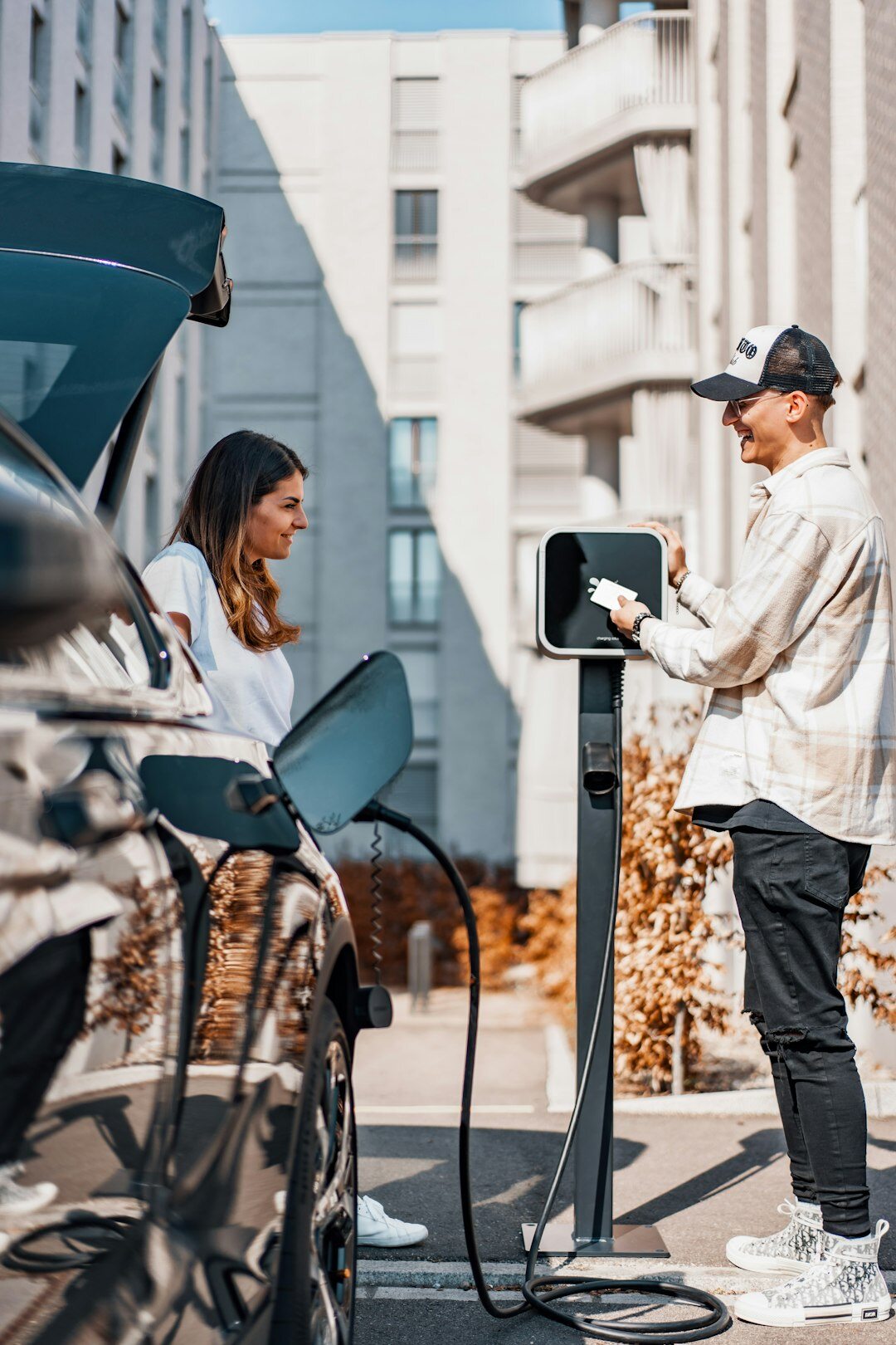 electric car charging station